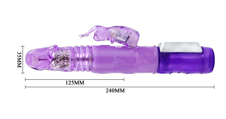 đồ chơi tình dục dương vật giả rabbit violet